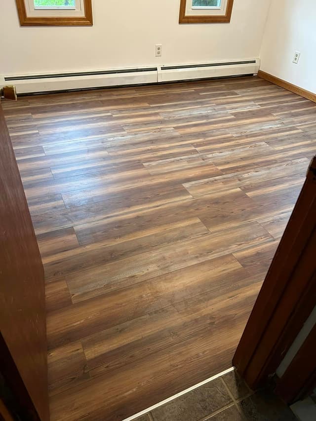 Home - Bedroom & Stairs - finished Luxury Vinyl Plank flooring