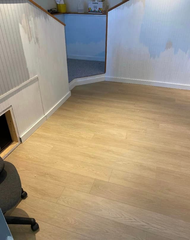 Storefront Property - finished Luxury Vinyl Plank flooring